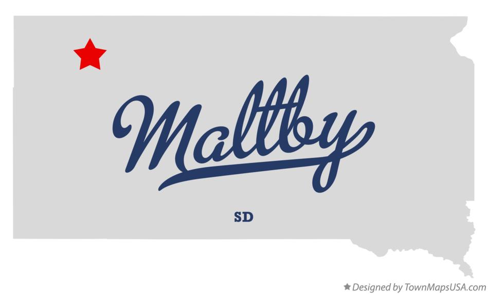Map of Maltby South Dakota SD