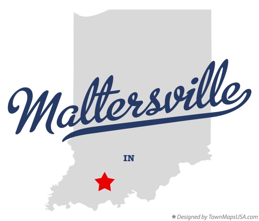 Map of Maltersville Indiana IN