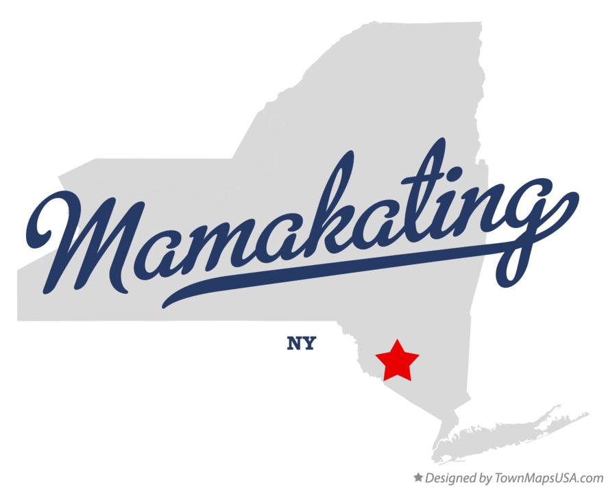 Map of Mamakating New York NY