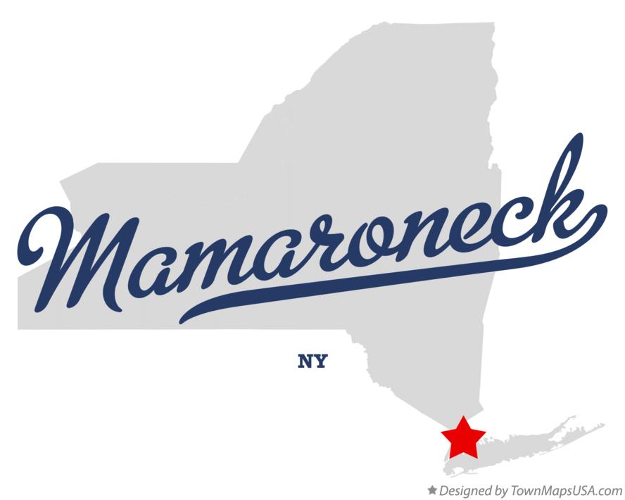 Map of Mamaroneck New York NY