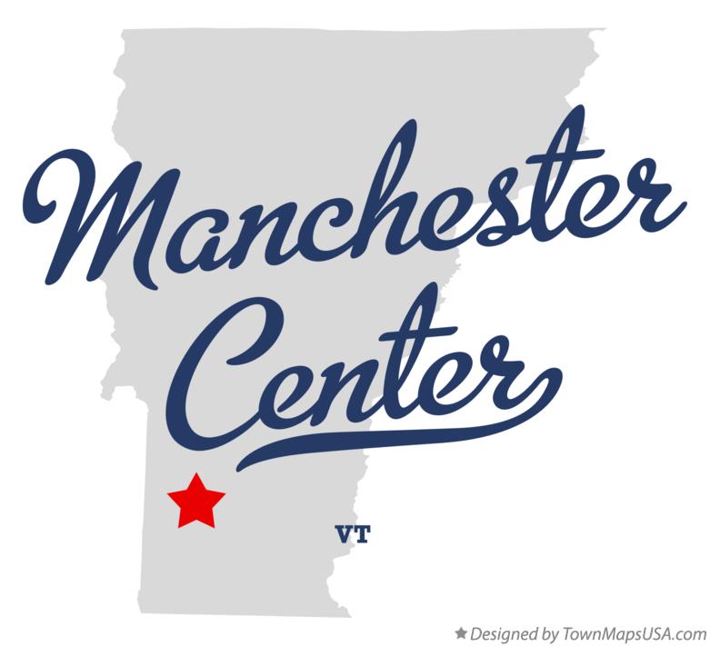 Map of Manchester Center Vermont VT