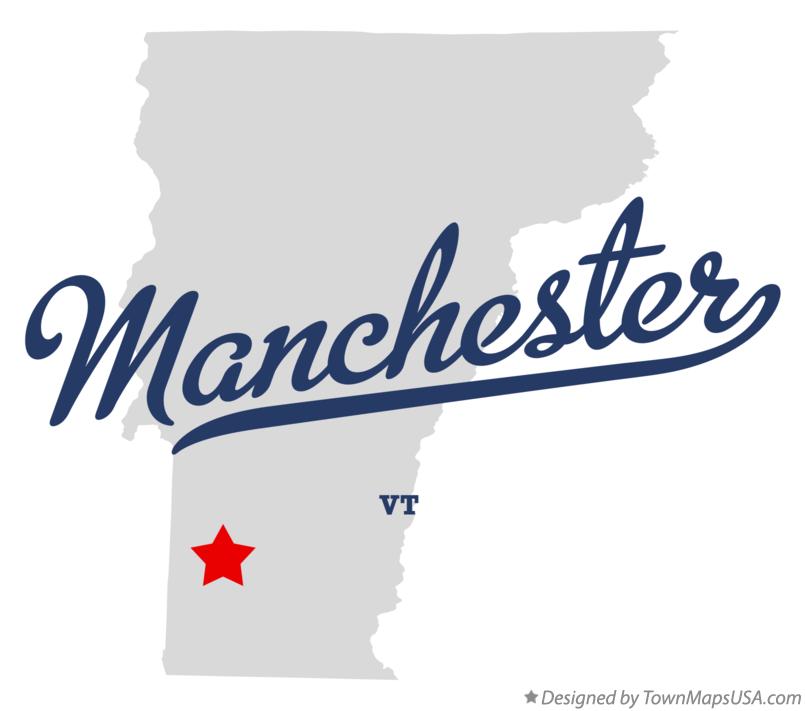 Map of Manchester Vermont VT