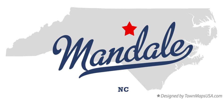 Map of Mandale North Carolina NC