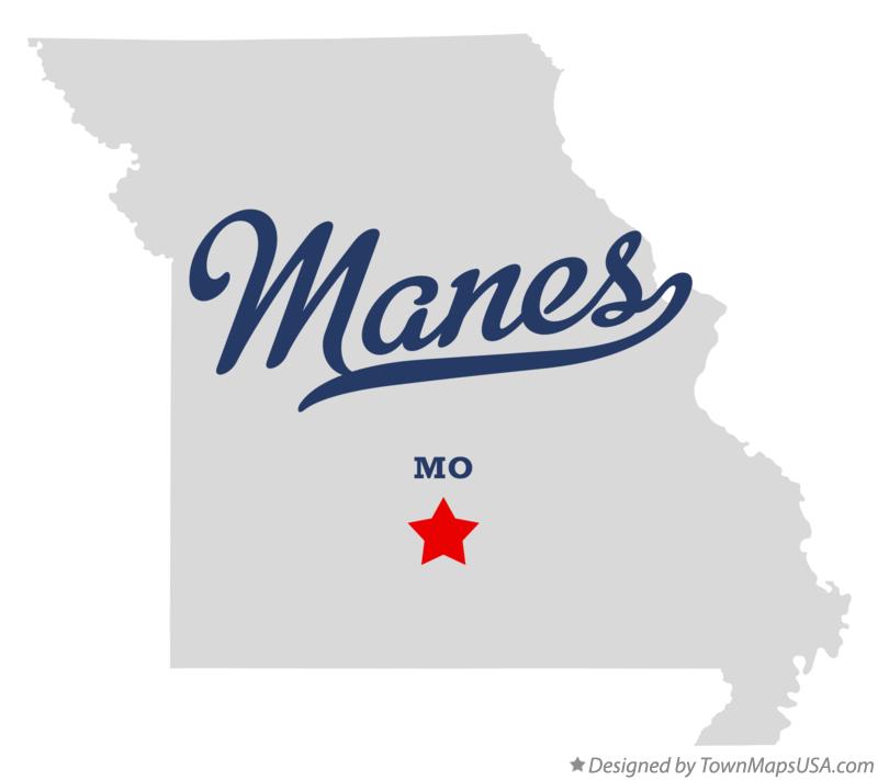 Map of Manes Missouri MO