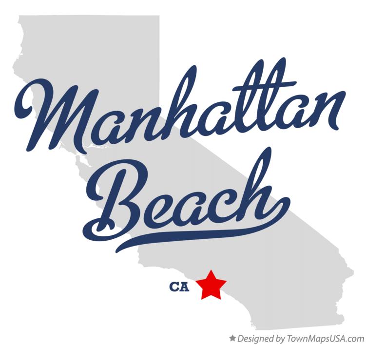 Map of Manhattan Beach California CA