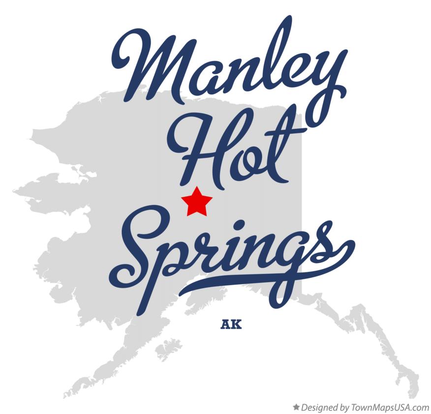 Map of Manley Hot Springs Alaska AK