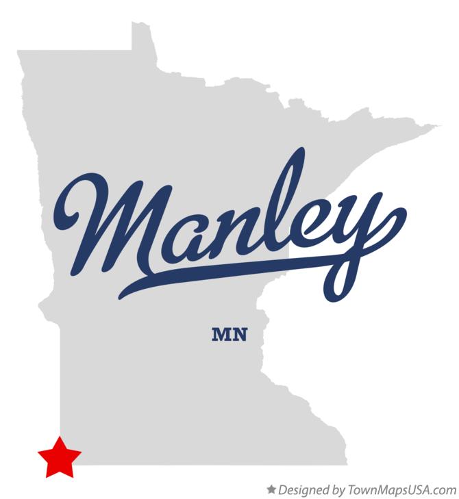 Map of Manley Minnesota MN