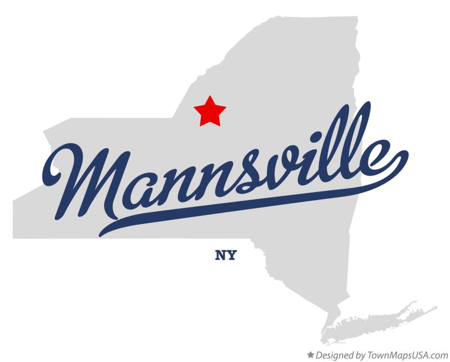 Map of Mannsville New York NY