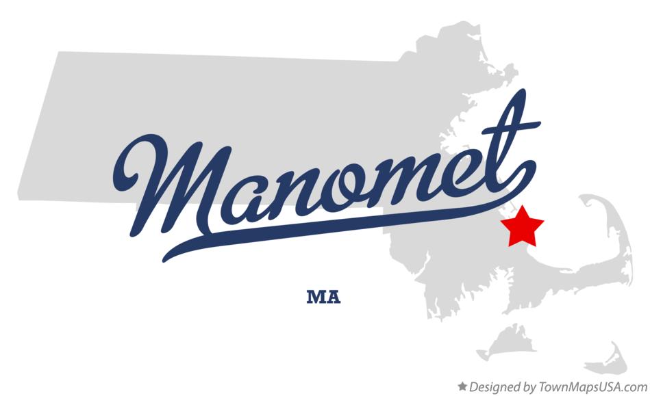 Map of Manomet Massachusetts MA