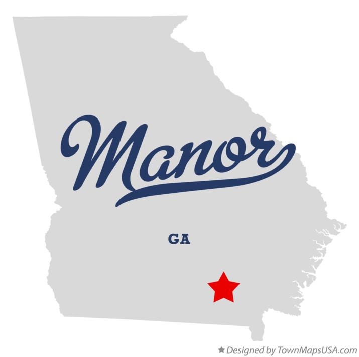 Map of Manor Georgia GA
