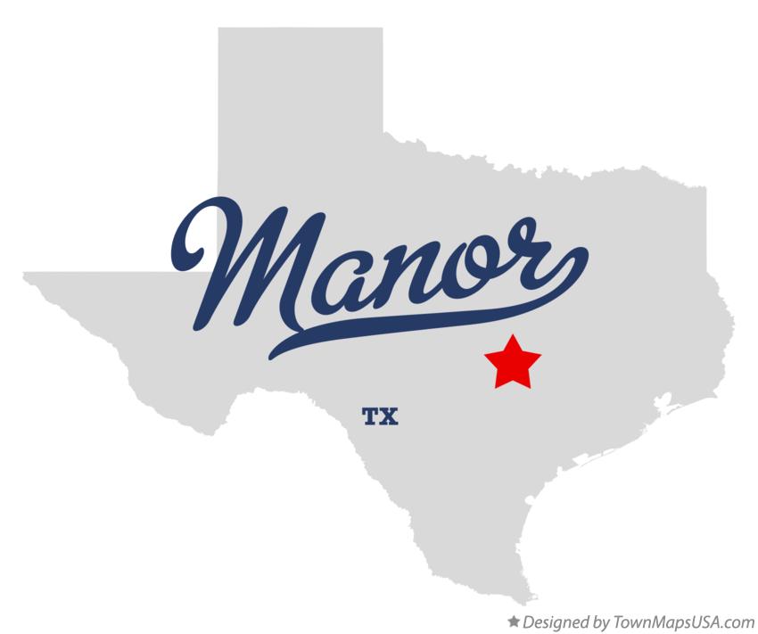 Map of Manor Texas TX