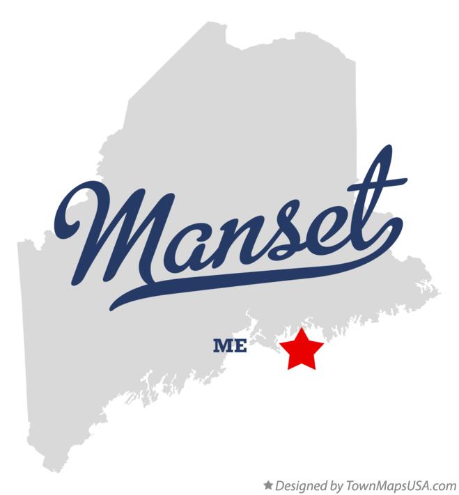 Map of Manset Maine ME
