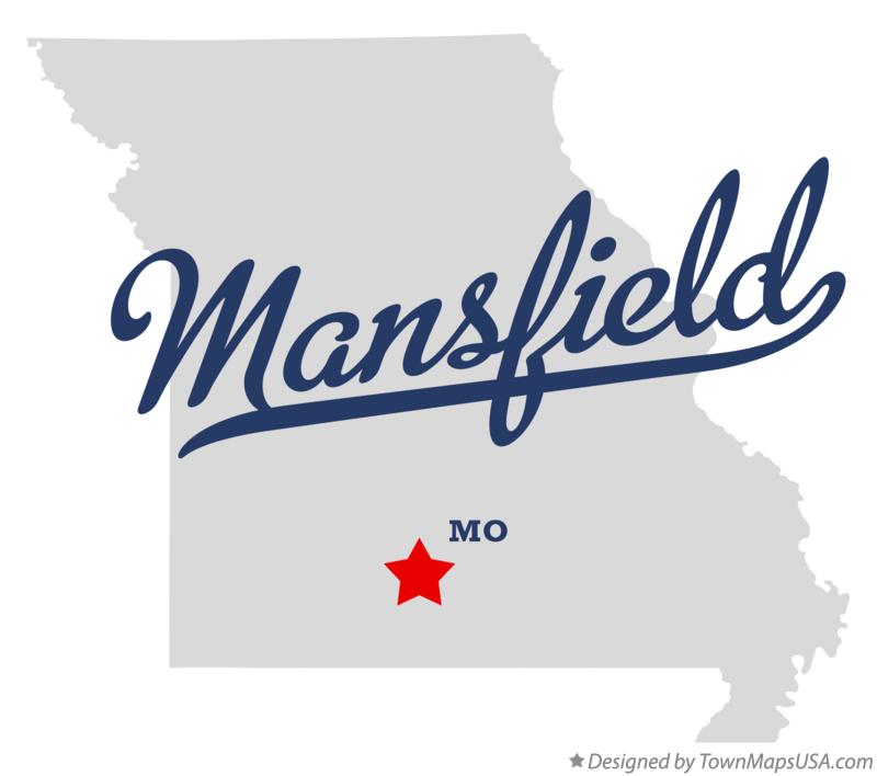 Map of Mansfield Missouri MO