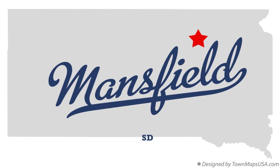 Map of Mansfield South Dakota SD