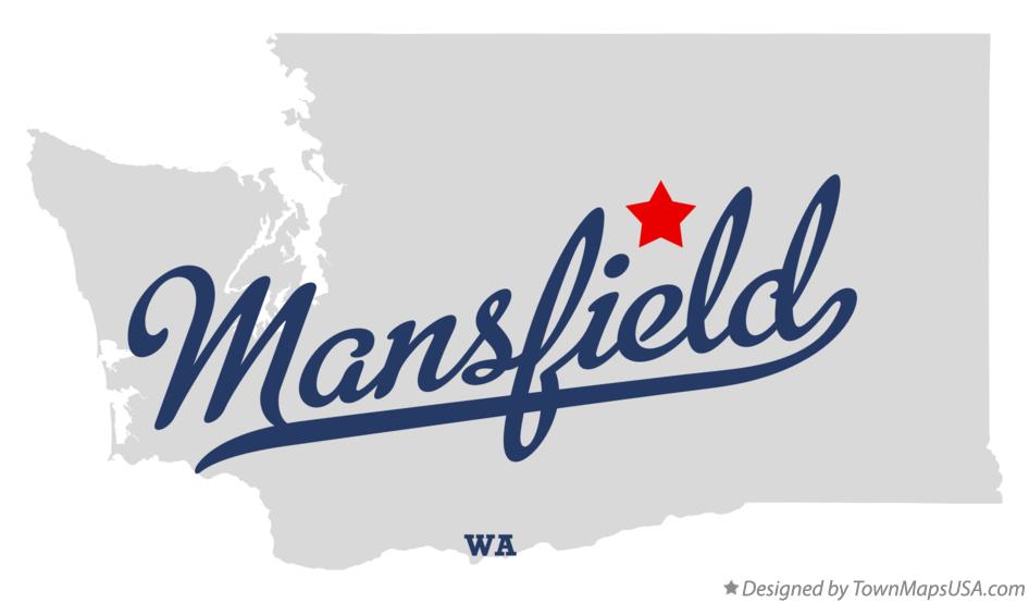 Map of Mansfield Washington WA
