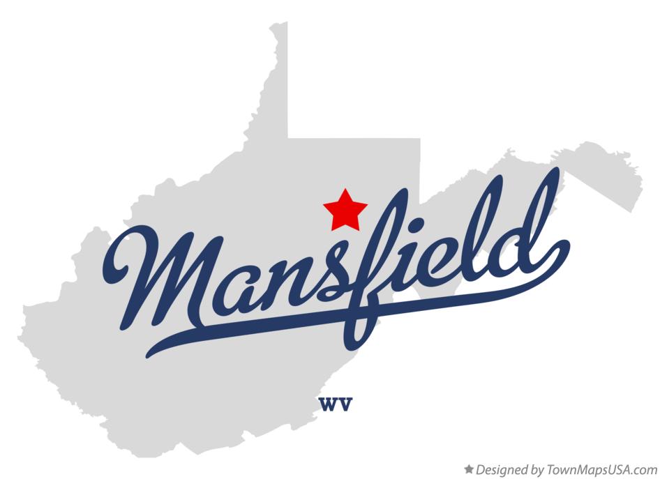 Map of Mansfield West Virginia WV