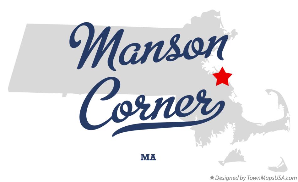 Map of Manson Corner Massachusetts MA