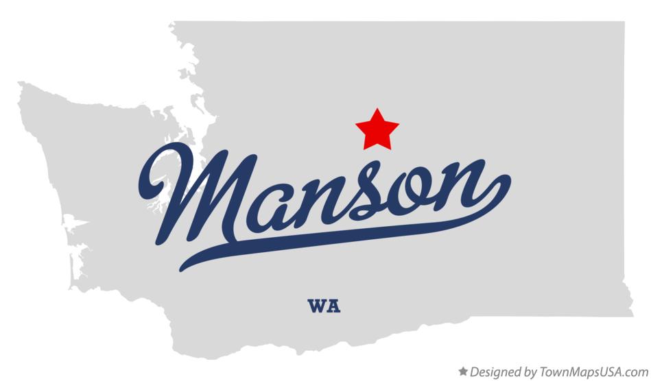 Map of Manson Washington WA