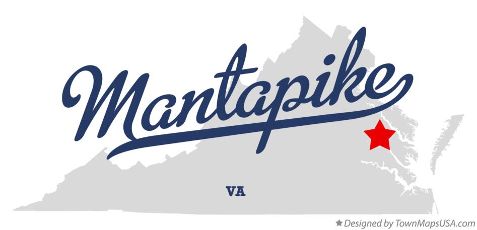 Map of Mantapike Virginia VA
