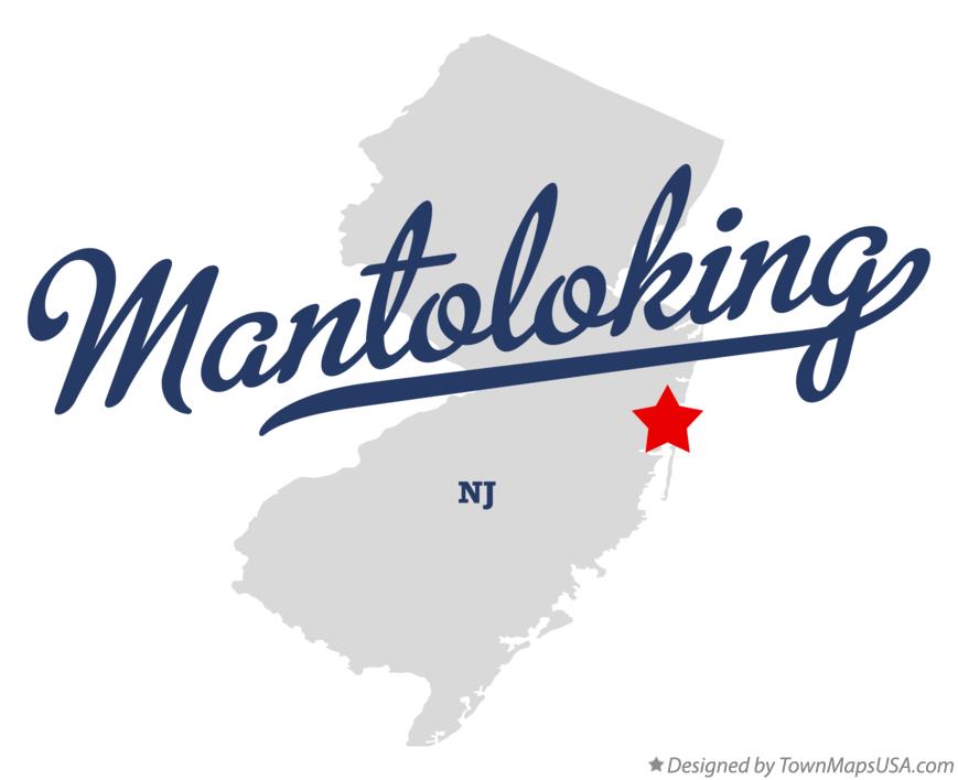 Map of Mantoloking New Jersey NJ