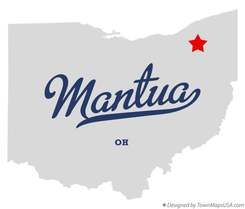 Map of Mantua Ohio OH