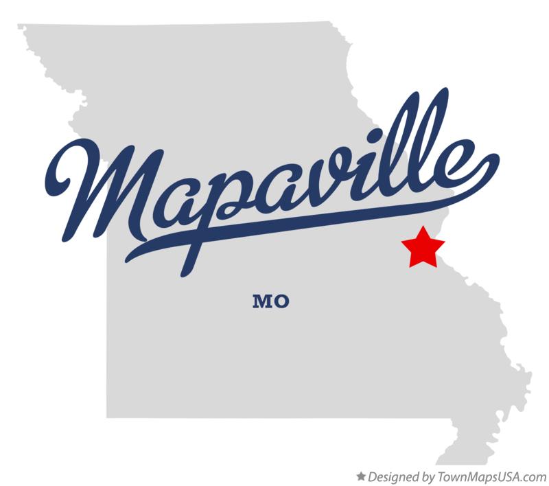 Map of Mapaville Missouri MO