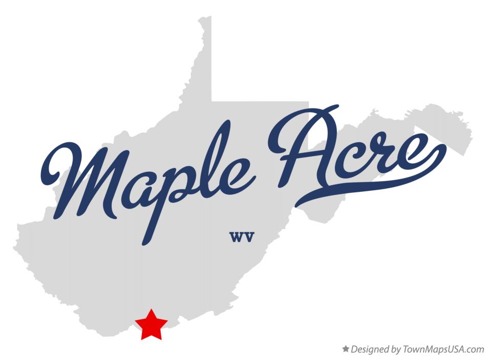 Map of Maple Acre West Virginia WV