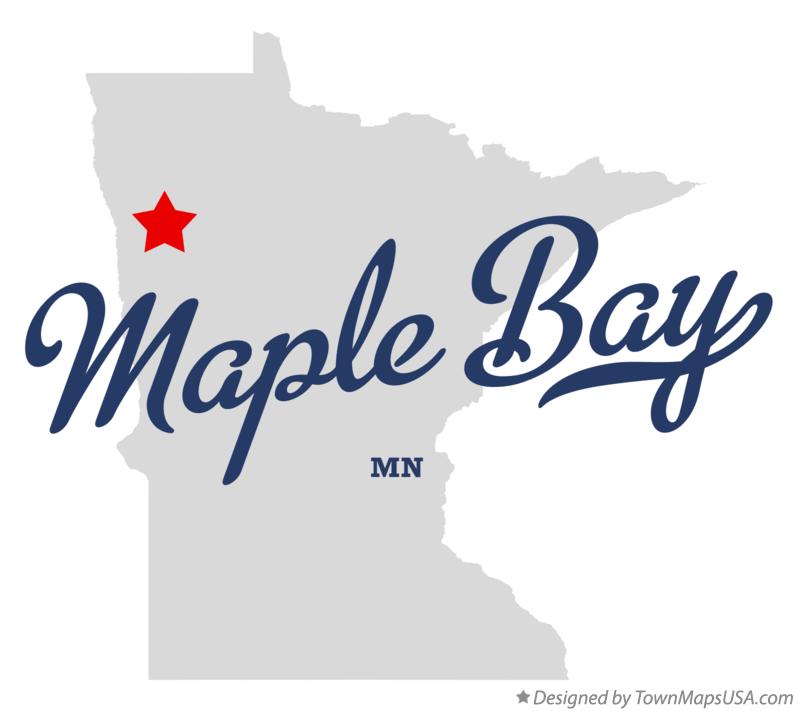 Map of Maple Bay Minnesota MN