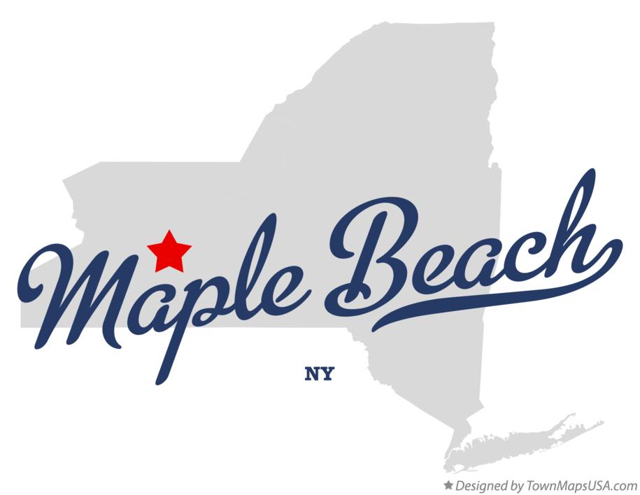 Map of Maple Beach New York NY