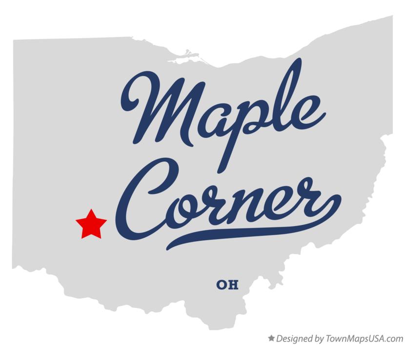 Map of Maple Corner Ohio OH