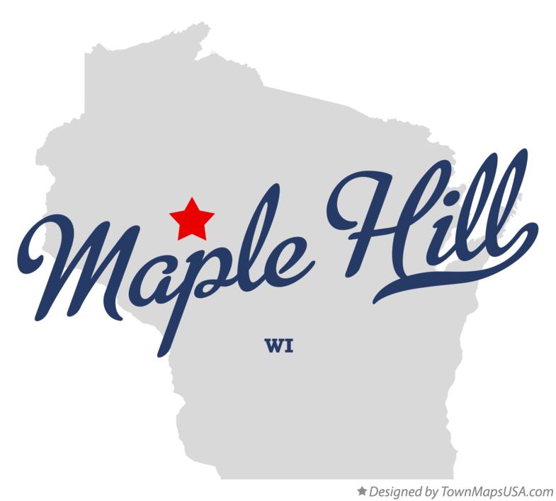 Map of Maple Hill Wisconsin WI
