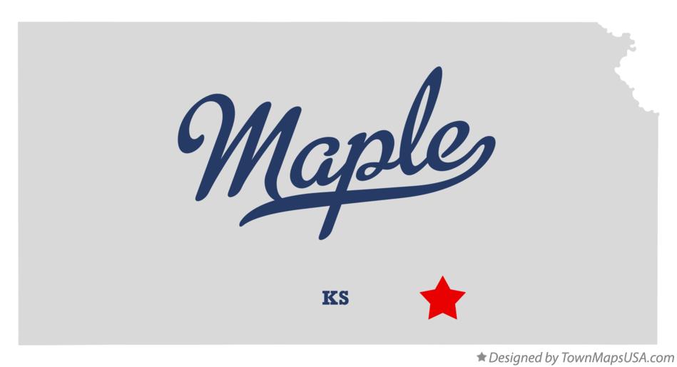 Map of Maple Kansas KS
