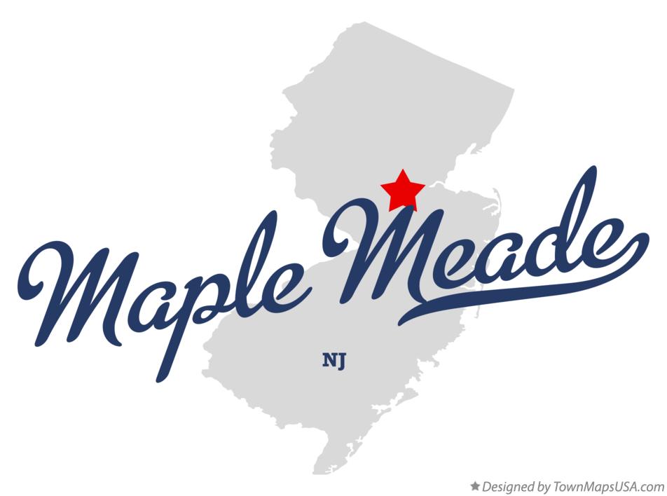 Map of Maple Meade New Jersey NJ