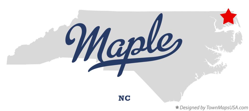 Map of Maple North Carolina NC