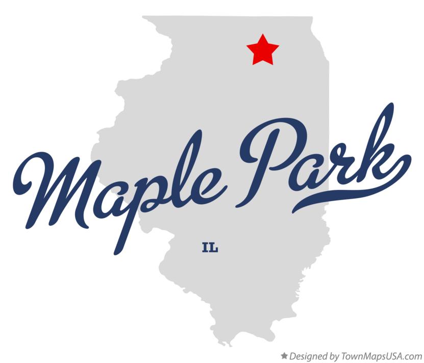 Map of Maple Park Illinois IL