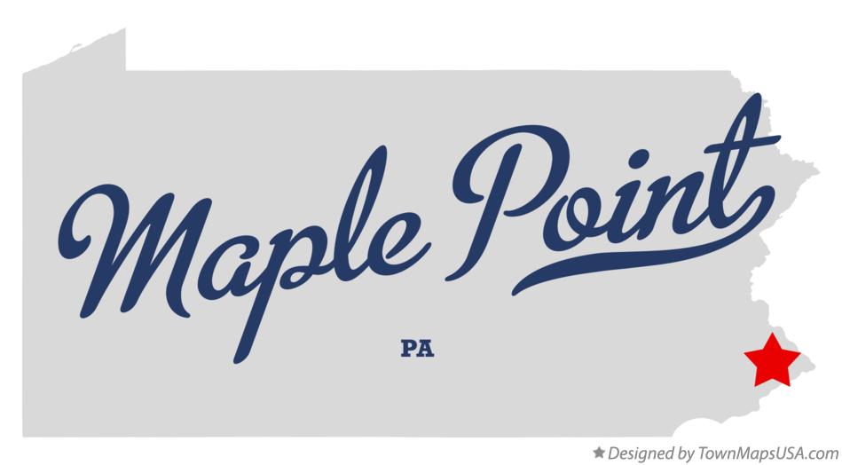 Map of Maple Point Pennsylvania PA