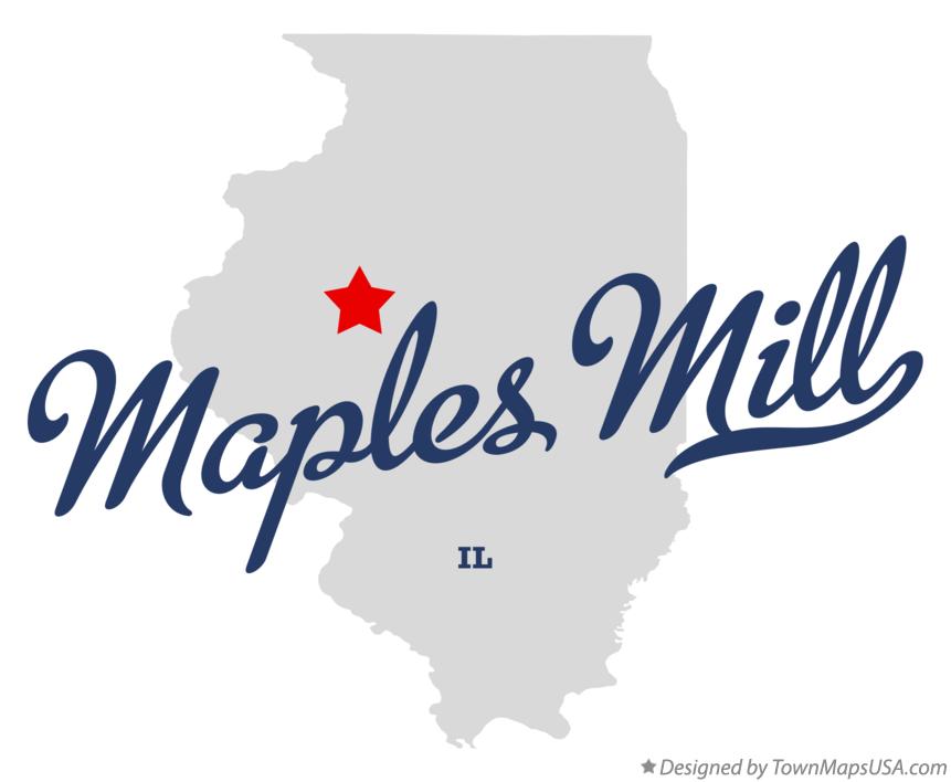 Map of Maples Mill Illinois IL