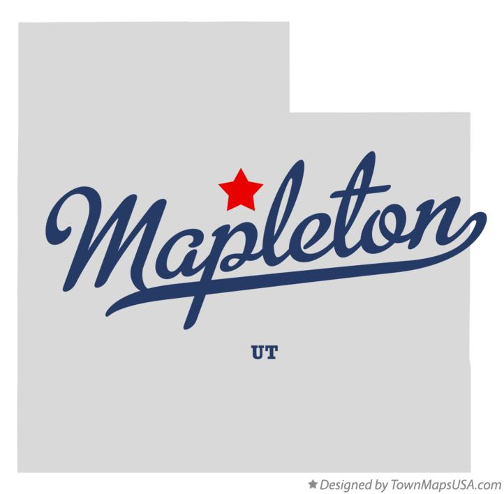 Map of Mapleton Utah UT