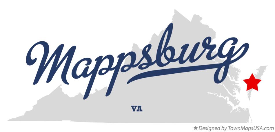 Map of Mappsburg Virginia VA