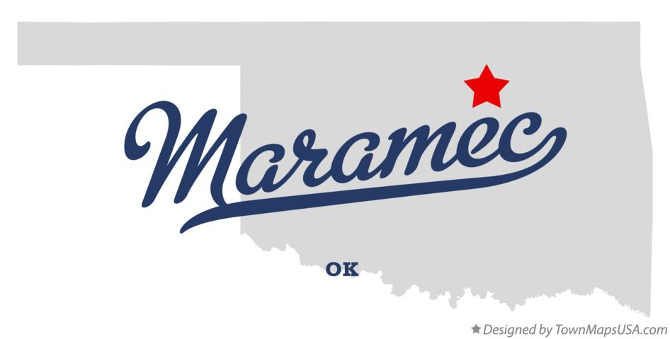 Map of Maramec Oklahoma OK