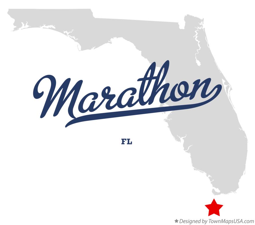 Map of Marathon Florida FL