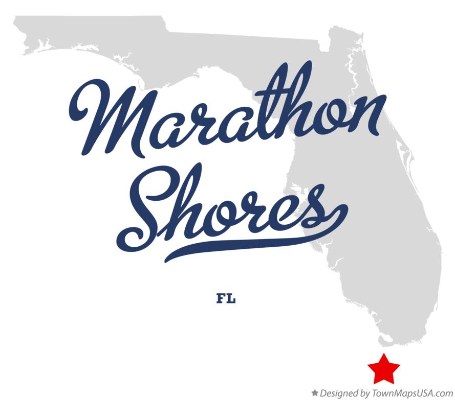Map of Marathon Shores Florida FL