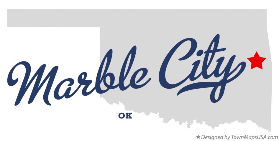 Map of Marble City Oklahoma OK