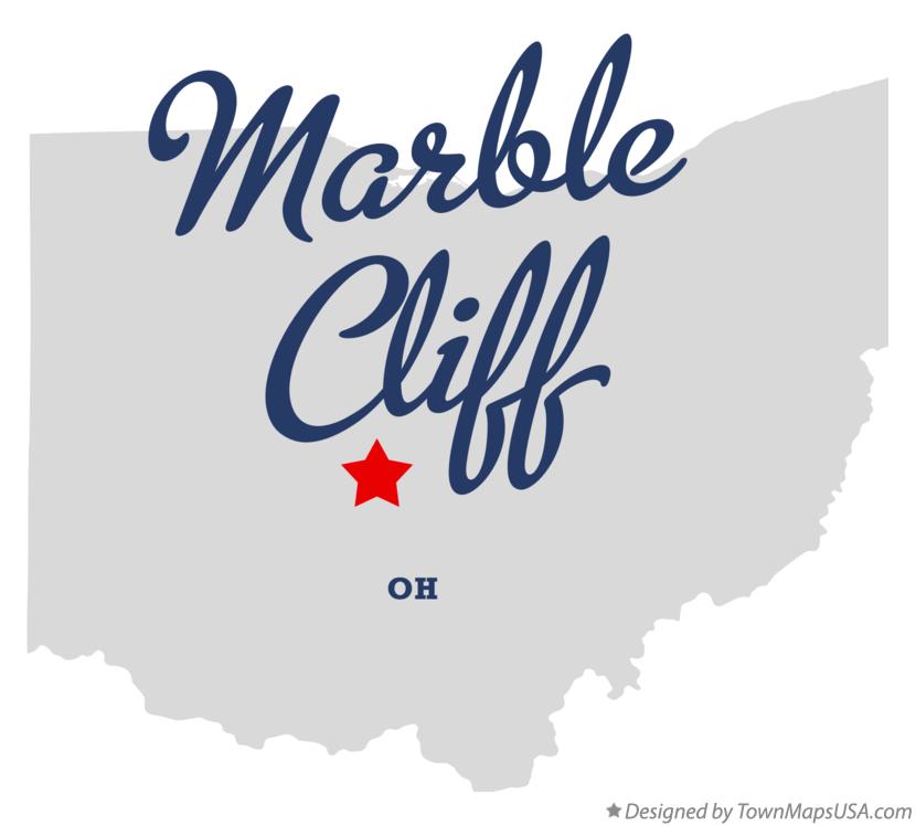 Map of Marble Cliff Ohio OH