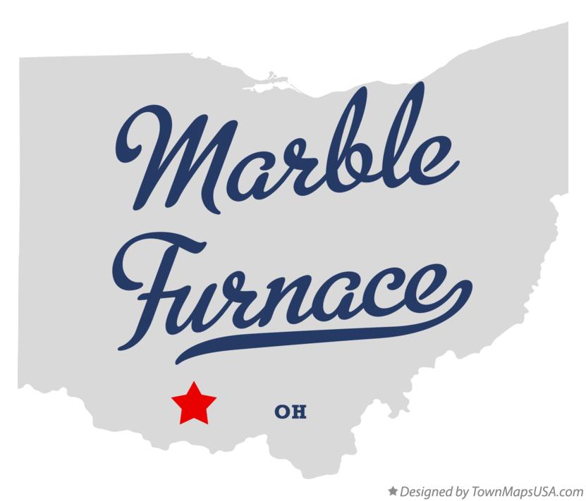 Map of Marble Furnace Ohio OH