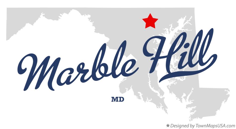 Map of Marble Hill Maryland MD
