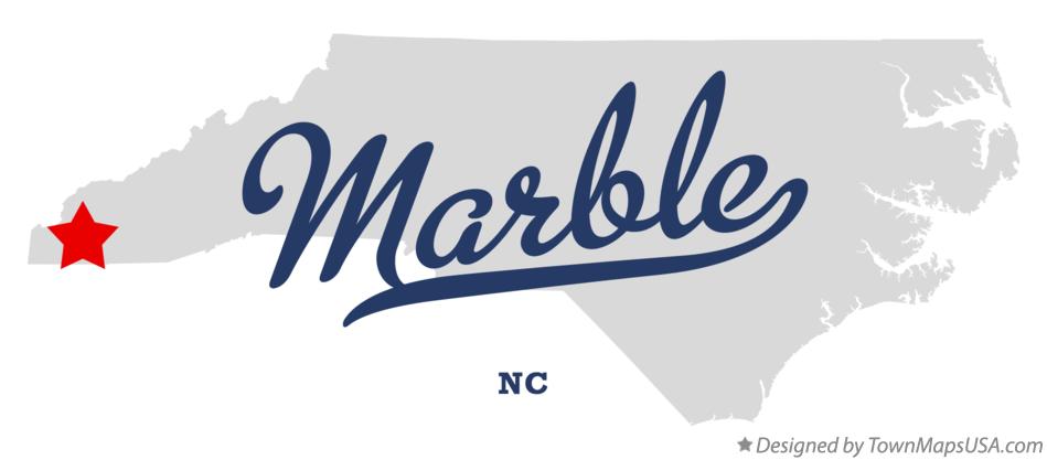 Map of Marble North Carolina NC