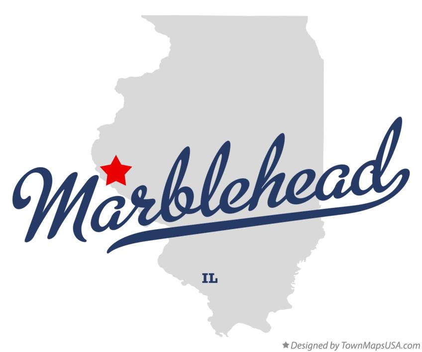 Map of Marblehead Illinois IL