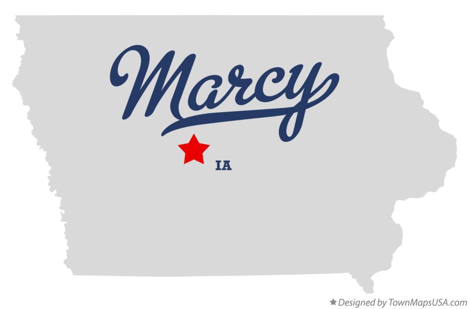 Map of Marcy Iowa IA