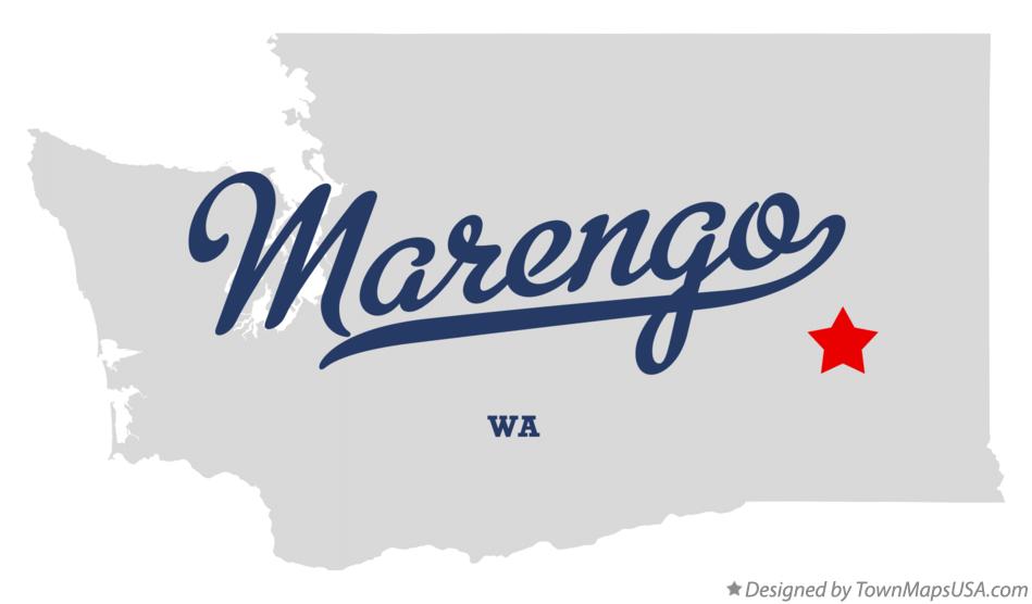 Map of Marengo Washington WA